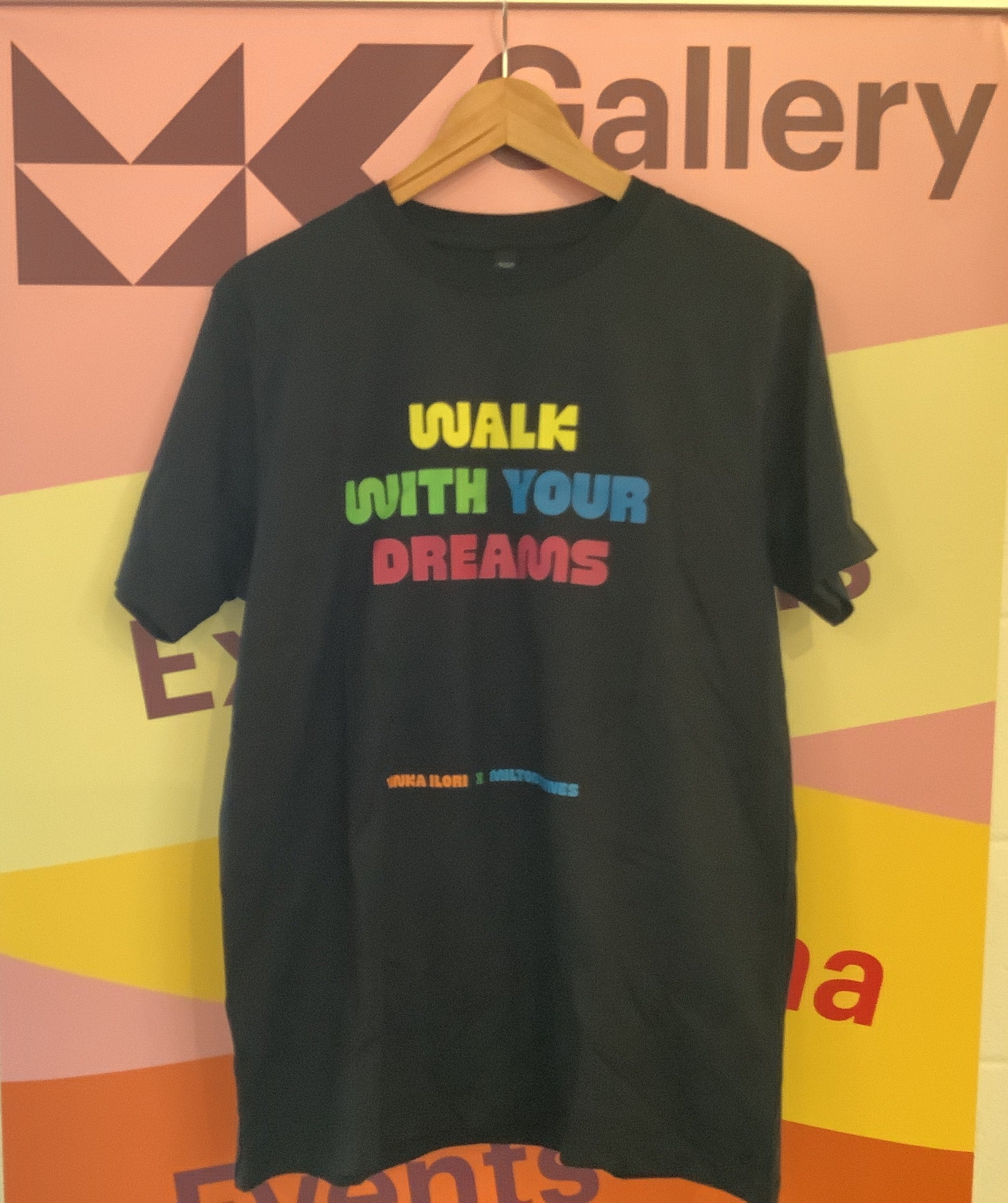 Yinka Ilori: Walk With Your Dreams Limited edition T-shirt.