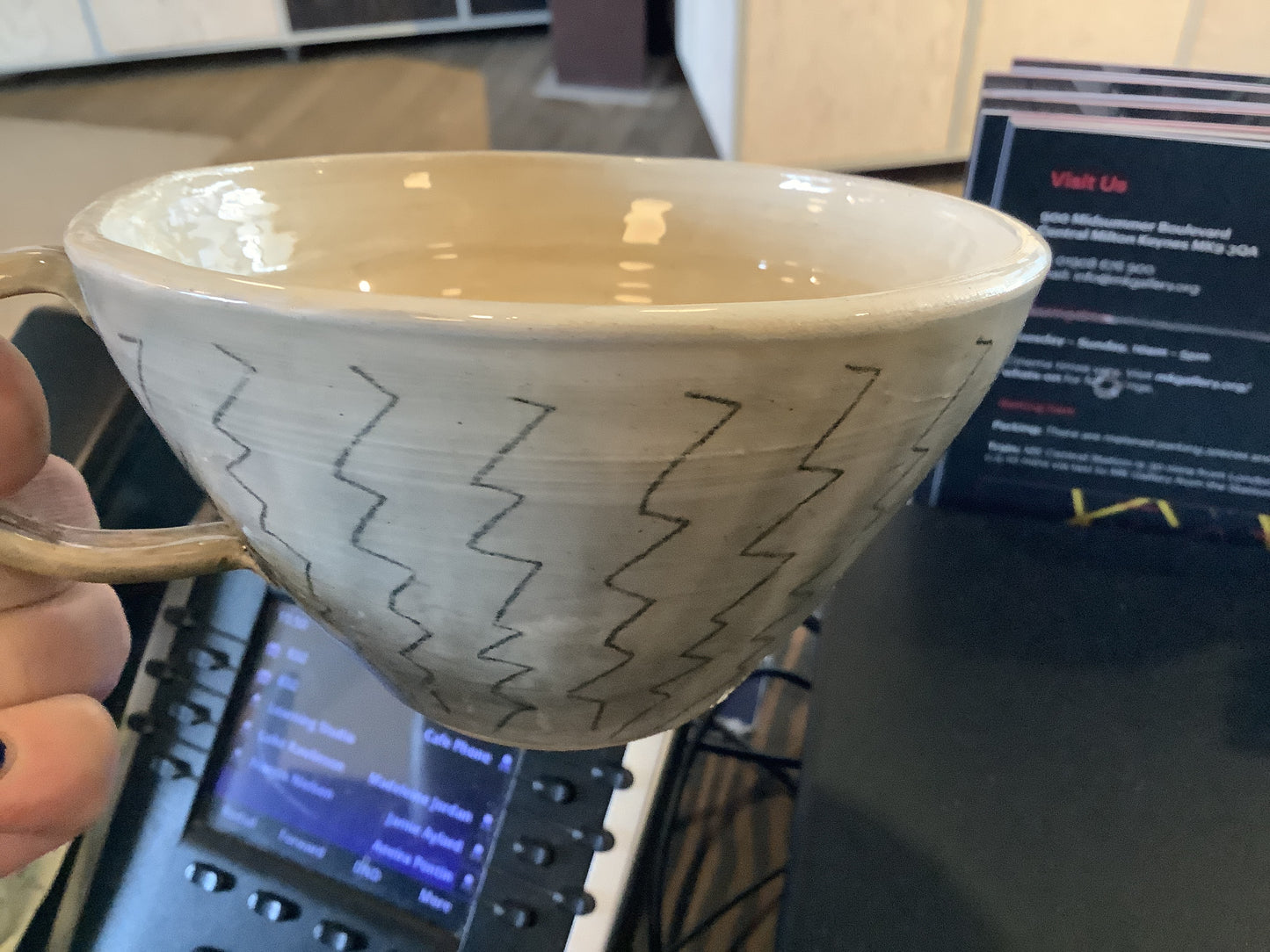 Susie Cousins Cup (zigzags)