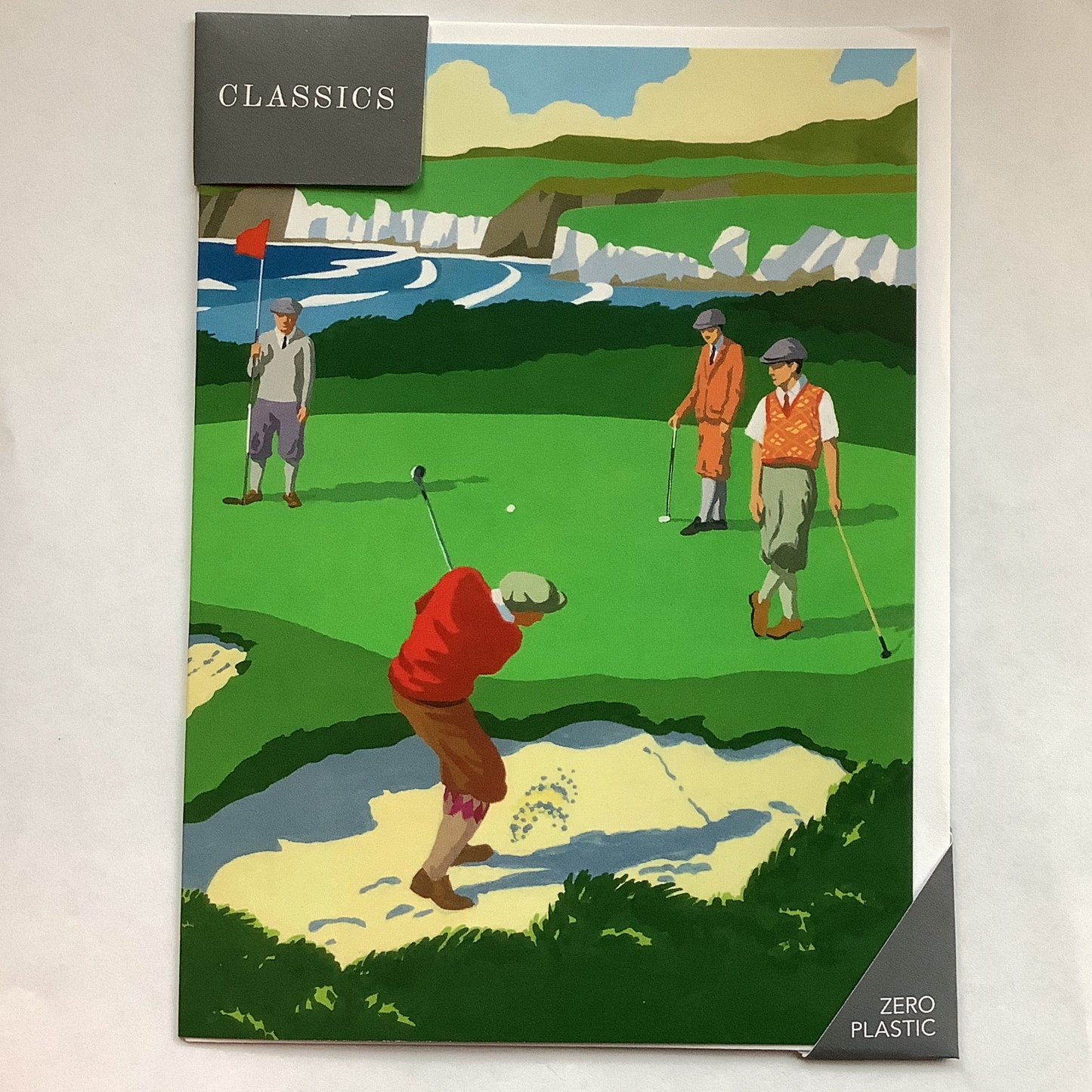 On the golf course
