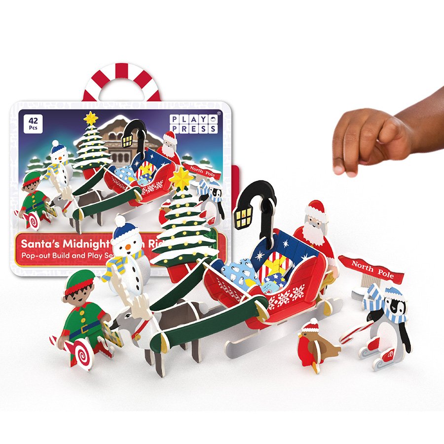 Play Press Santa's Midnight Sleigh Ride