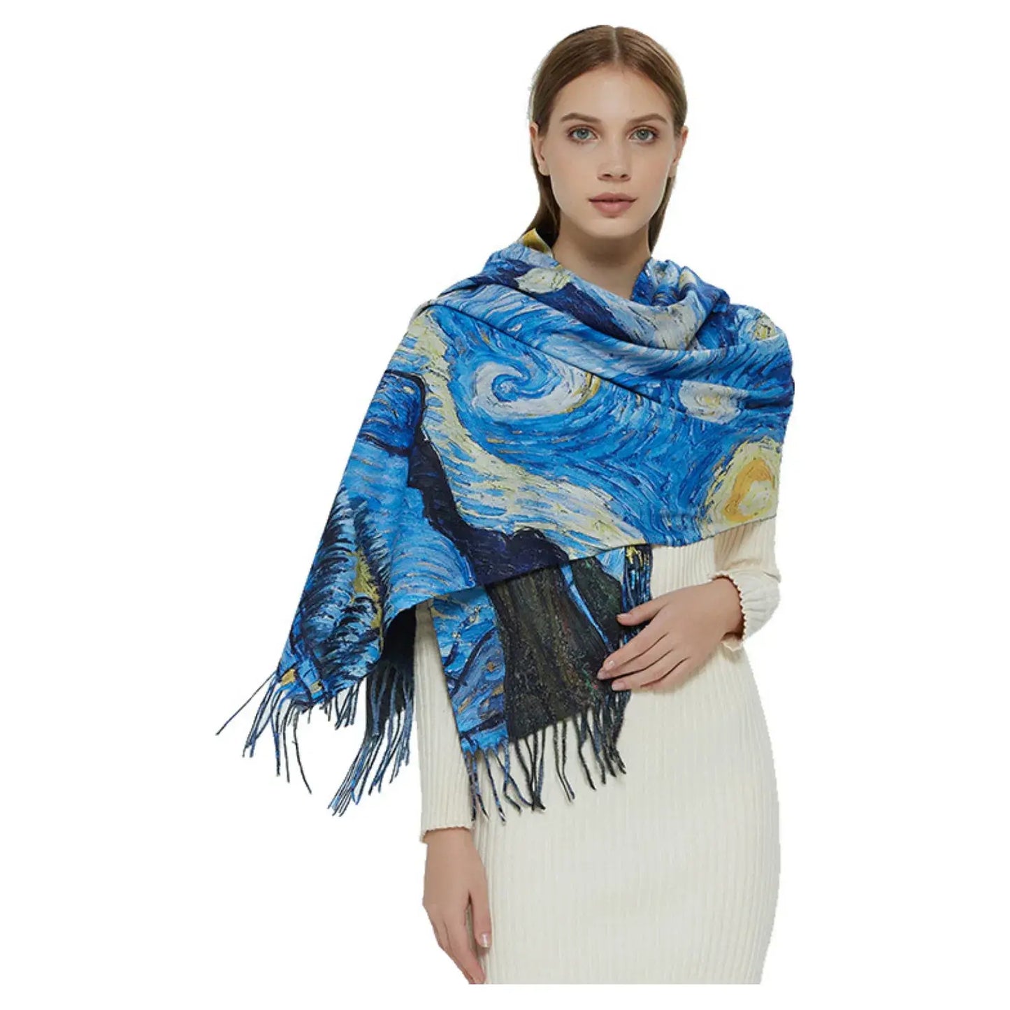 Artist Prints Wool Scarf Shawl Wrap