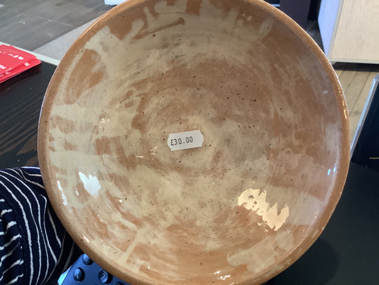 Susie Cousins Medium Bowl (orange/cream)