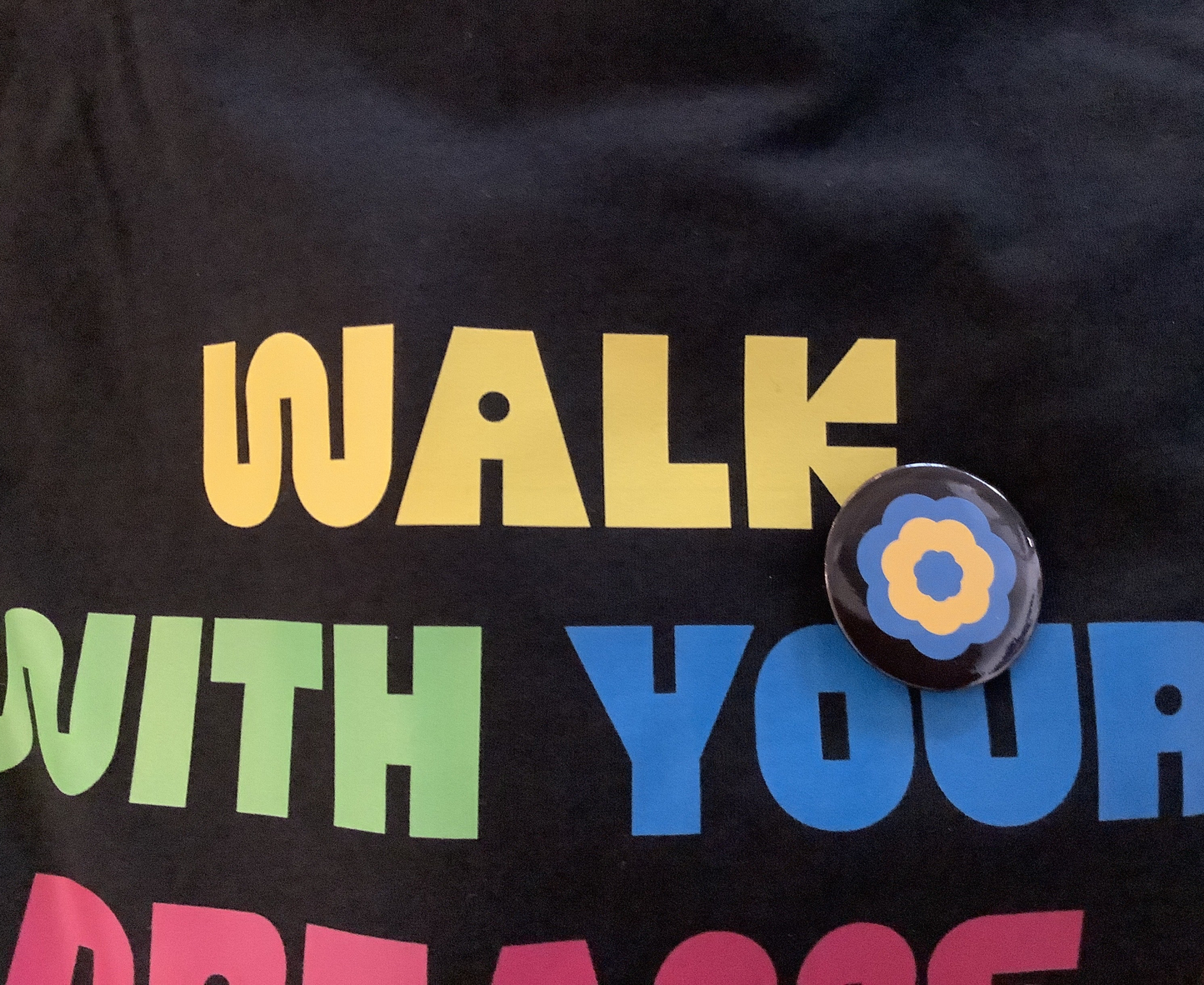 Yinka Ilori: Walk With Your Dreams Limited edition T-shirt.