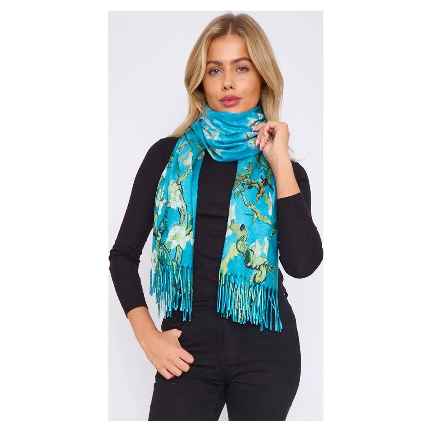 Artist Prints Wool Scarf Shawl Wrap