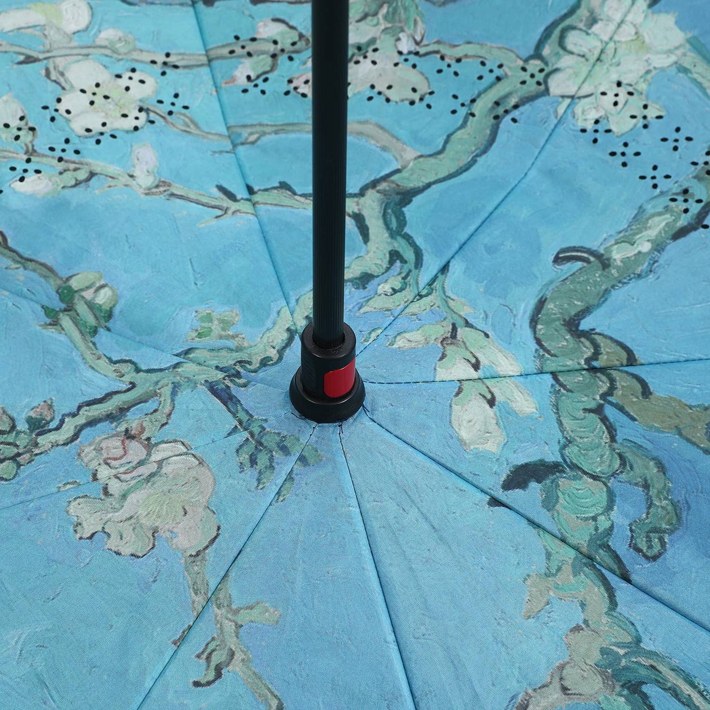 Almond Blossom Upside Down Umbrella in Aqua Blue F978