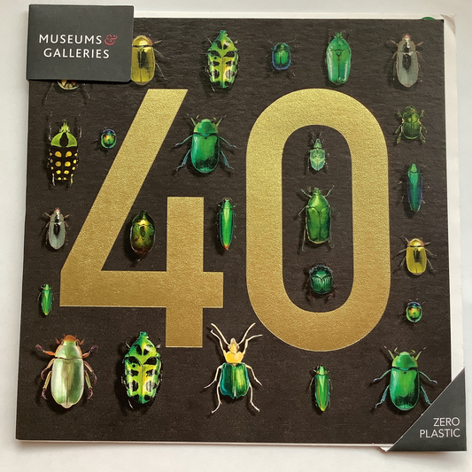 Beetles 40th Birthday Card