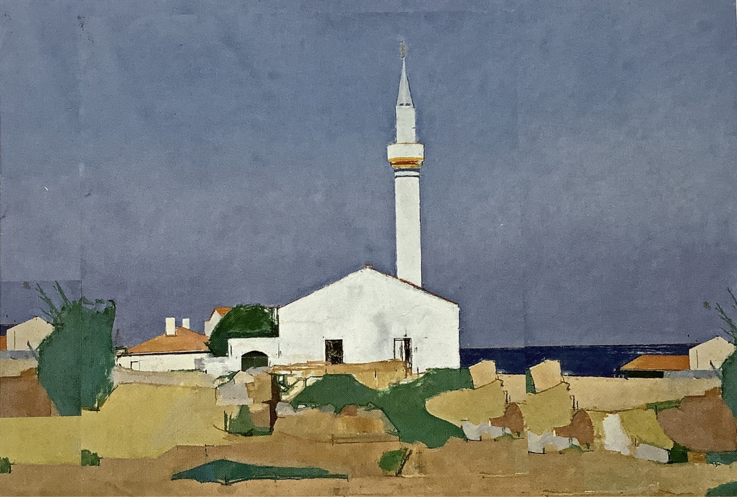 Euan Uglow: The Mosque at Cliftlik Koyu(1966)