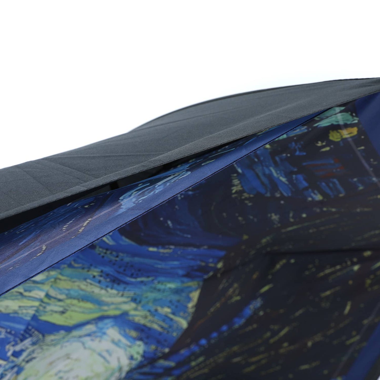 Starry Night in the Rain Upside Down Umbrella in Blue F977