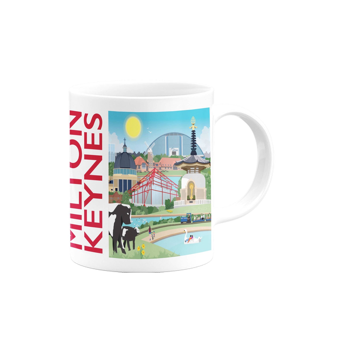 Milton Keynes Print, Tea Towel, Cards & Gifts