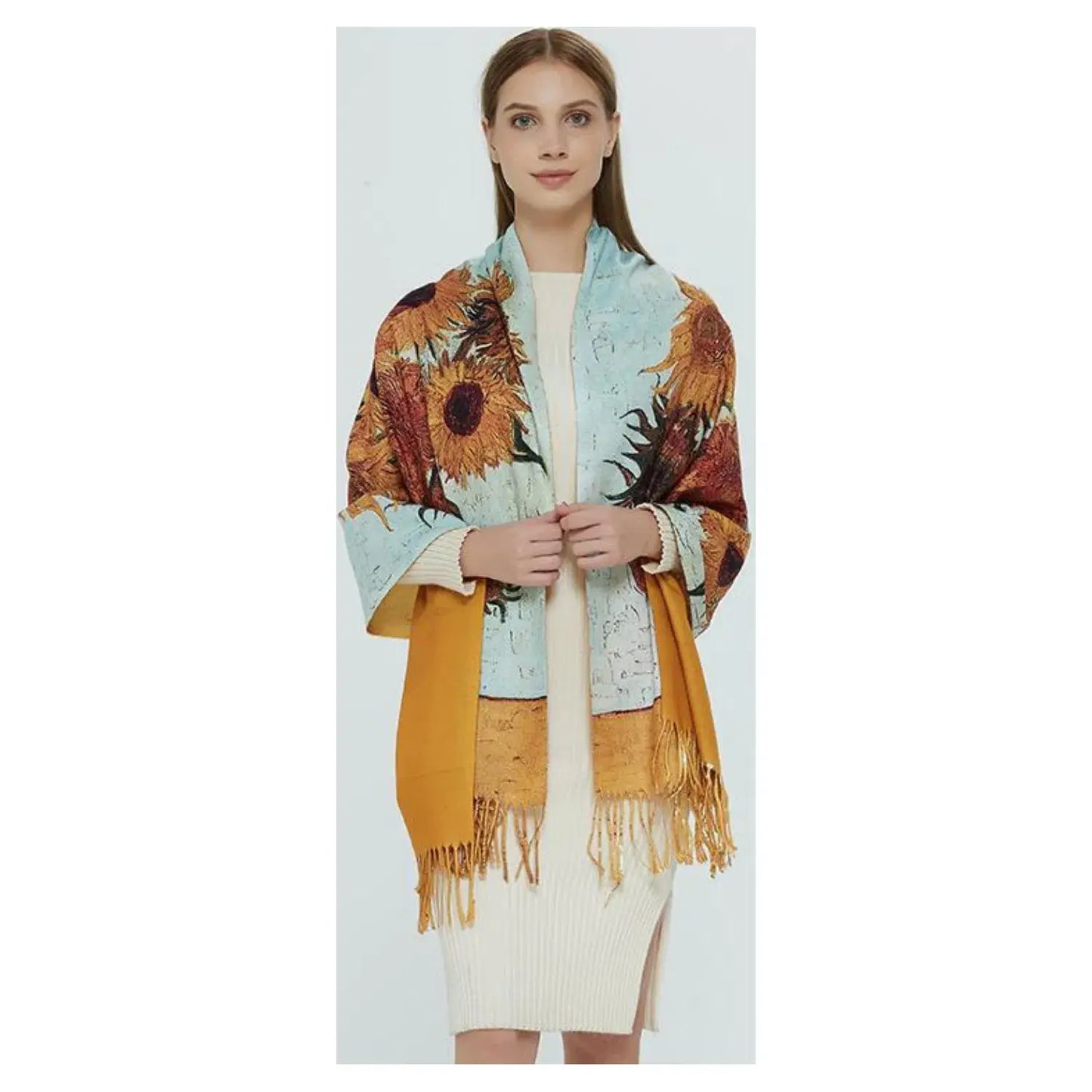 Artist Prints Wool Scarf Shawl Wrap