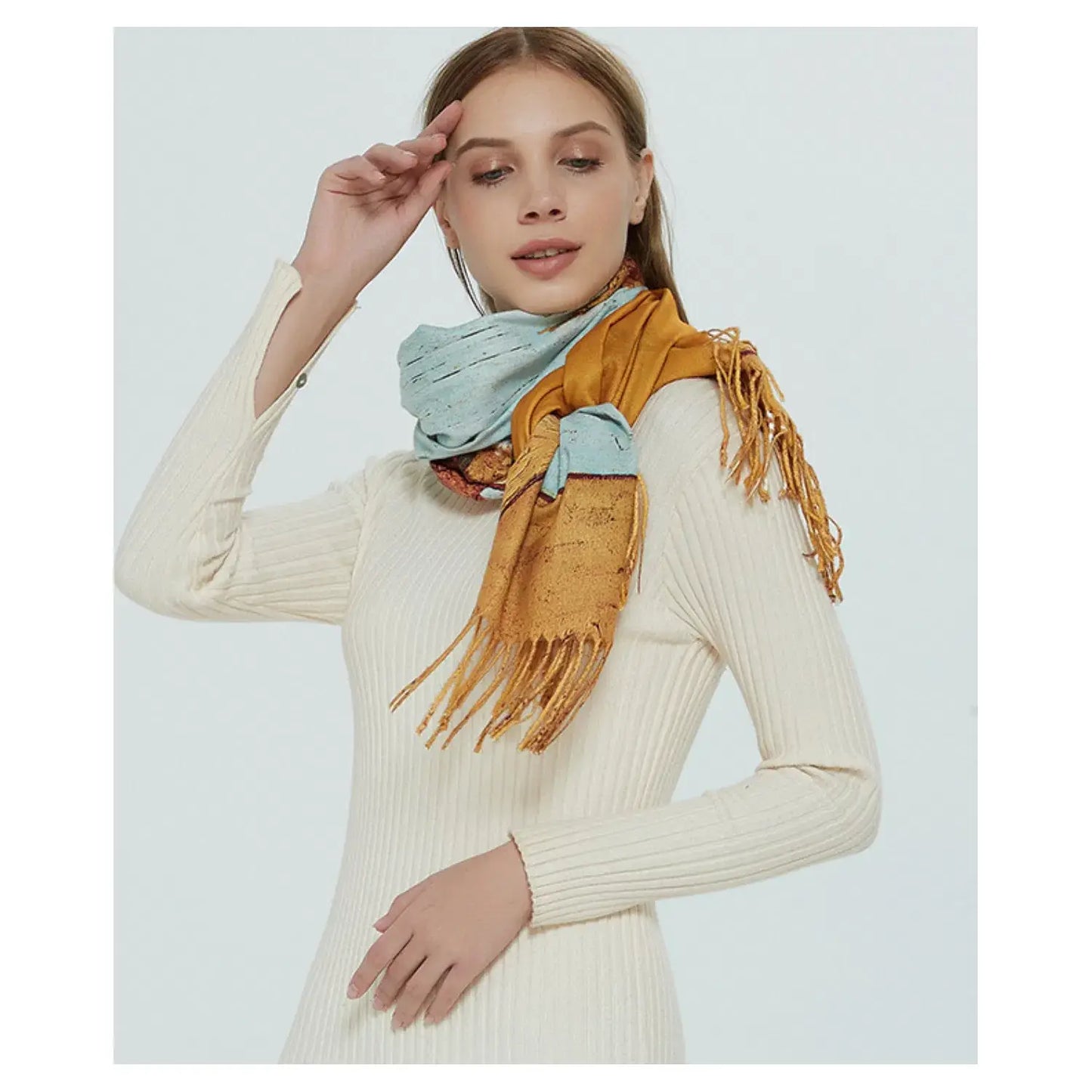 Artist Prints Wool Scarf Shawl Wrap