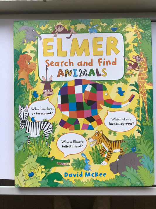 Elmer: Search and Find Animals