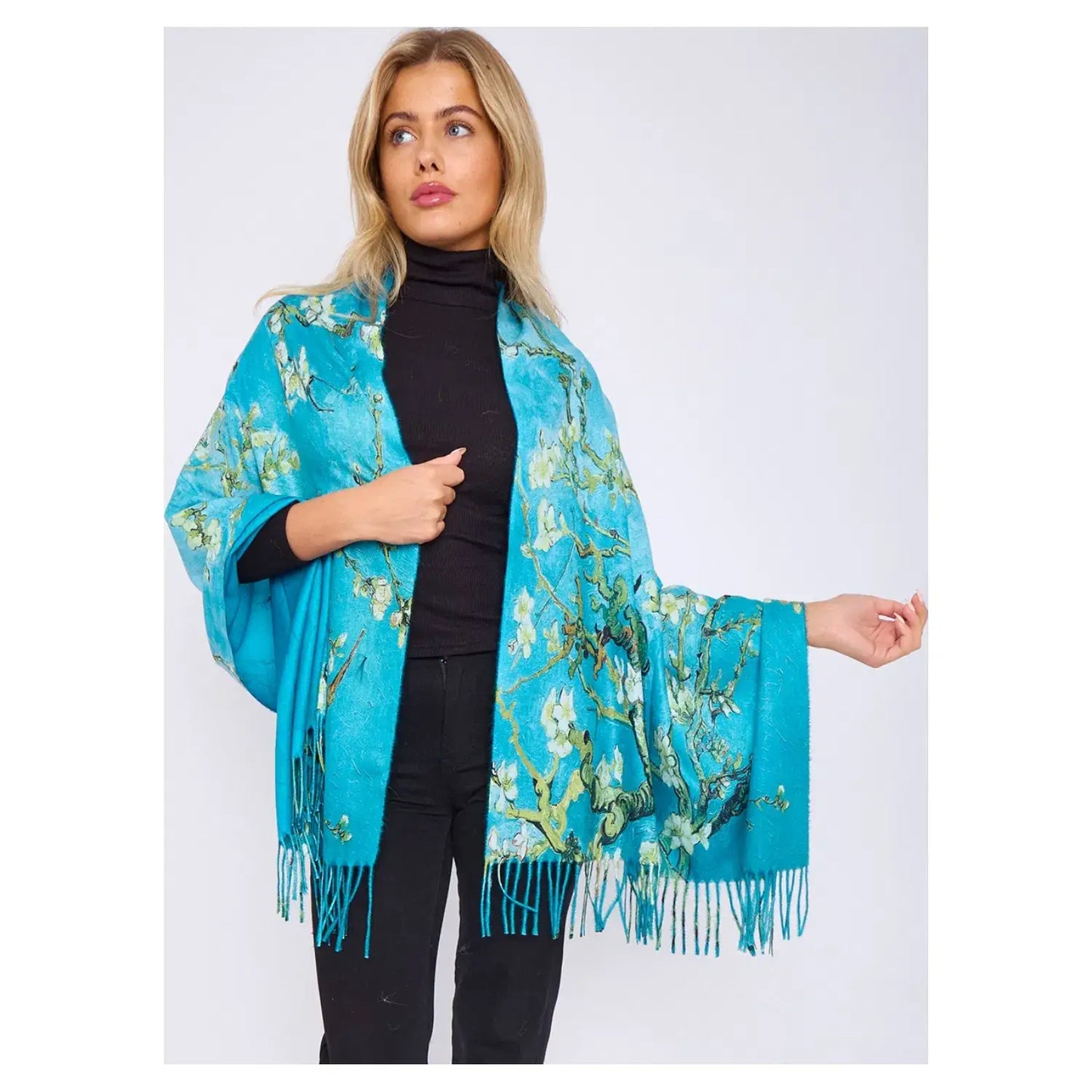 Artist Prints Wool Scarf Shawl Wrap