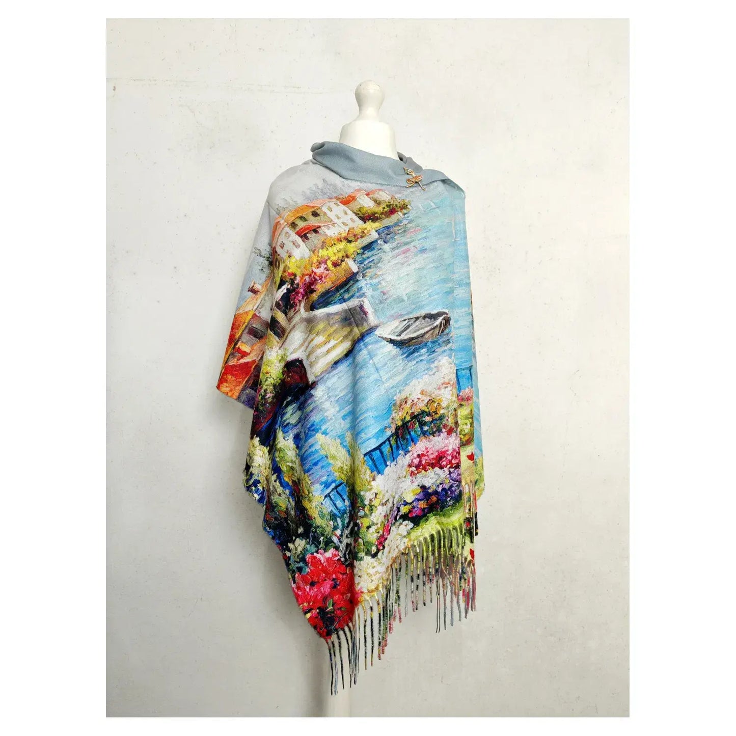 Artist Prints Wool Scarf Shawl Wrap
