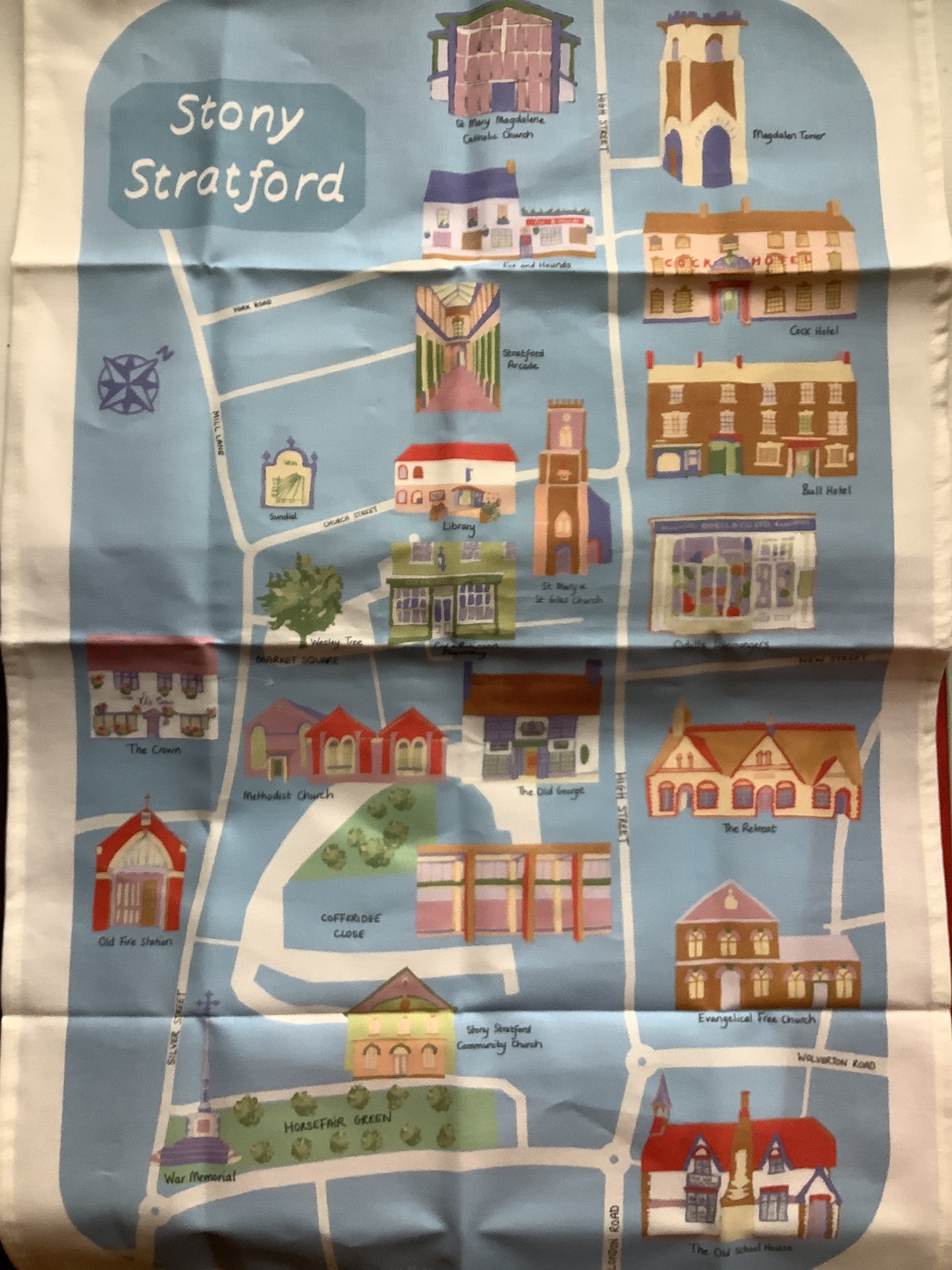 Stony Stratford Tea Towels