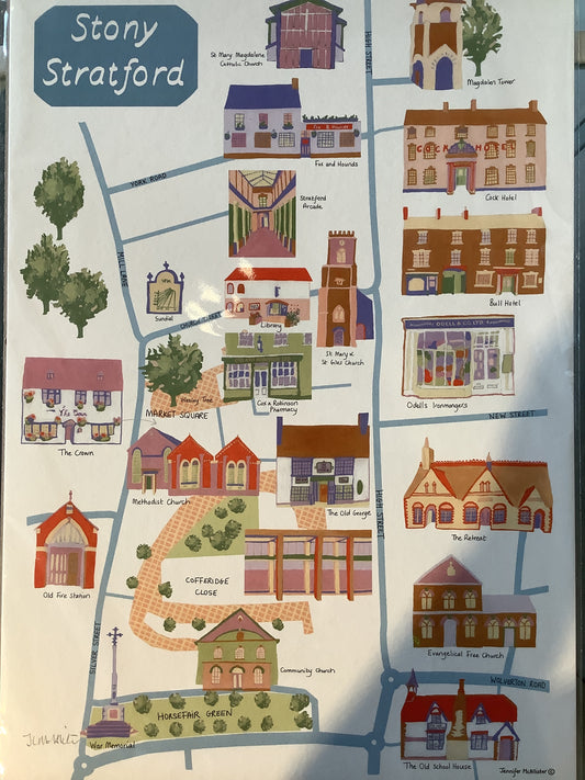 Stony Stratford Print - Jennifer McAllister