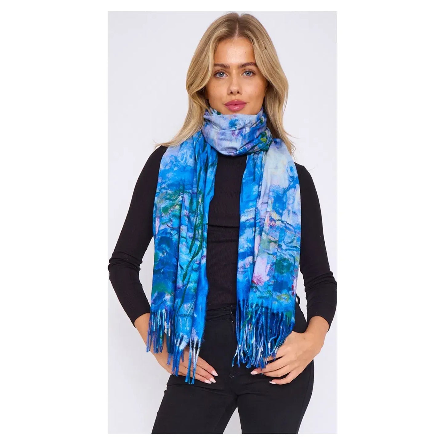 Artist Prints Wool Scarf Shawl Wrap