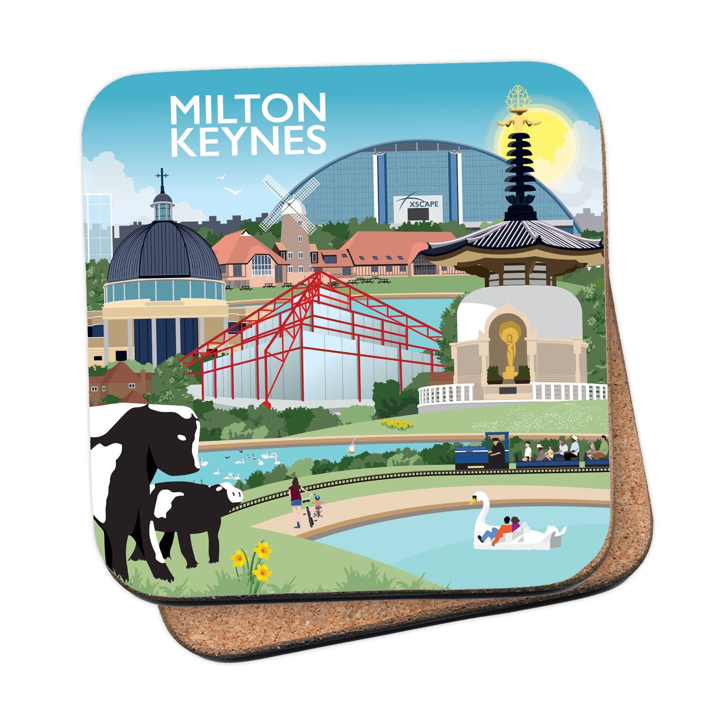 Milton Keynes Print, Tea Towel, Cards & Gifts