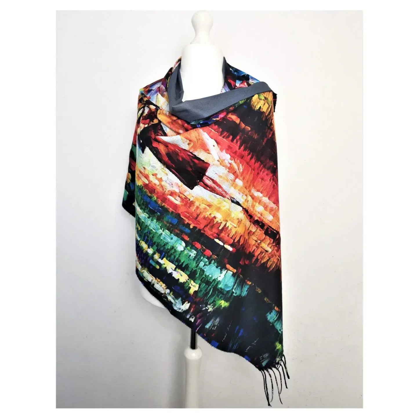 Artist Prints Wool Scarf Shawl Wrap
